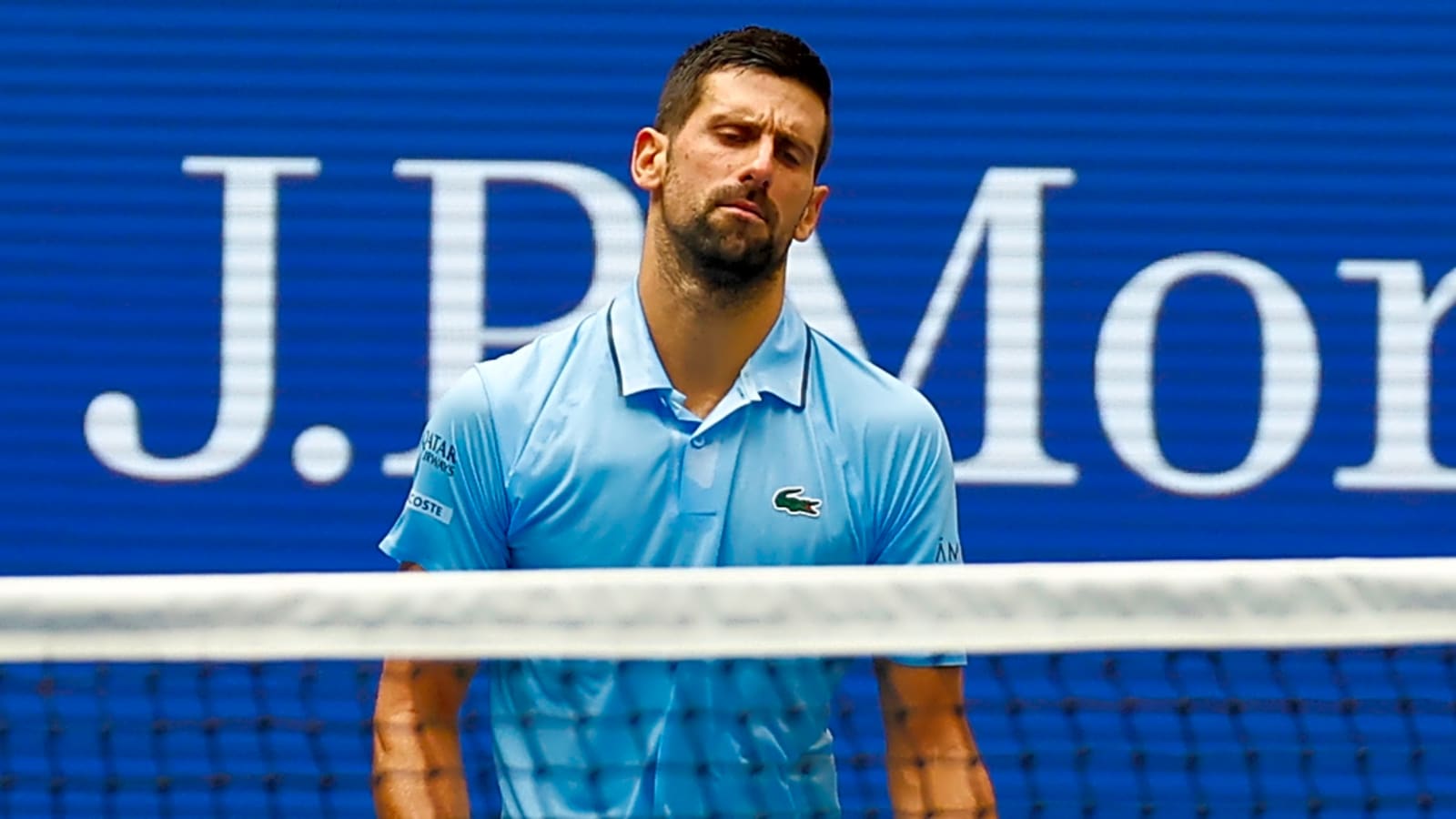 (In Pictures) Novak Djokovic Throws Up for the Second Successive Match in Shanghai Amid Complicated Conditions