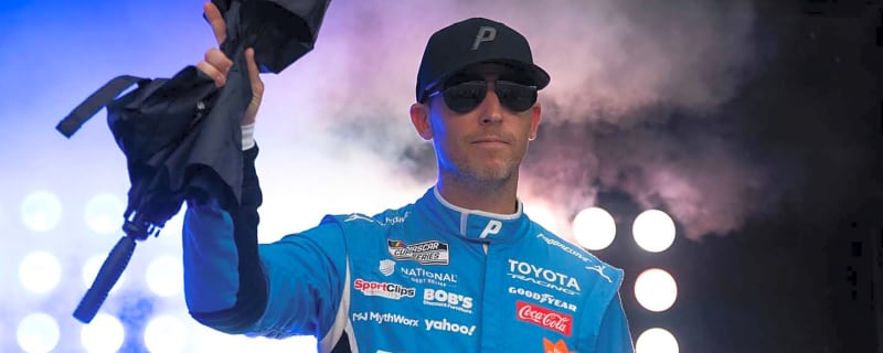 Denny Hamlin wins thrilling Cracker Barrel 400