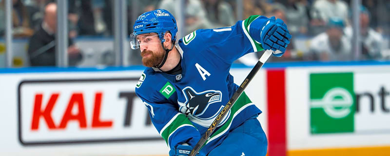 Scenes from practice: Canucks’ win over Ducks lightens the mood around Rogers Arena