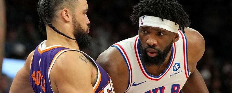 76ers star Joel Embiid out vs. Hawks, underscoring a frustrating trend