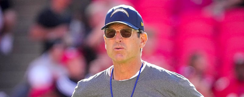 Chargers' Jim Harbaugh explains keeping Mike McDaniel as offensive play-caller