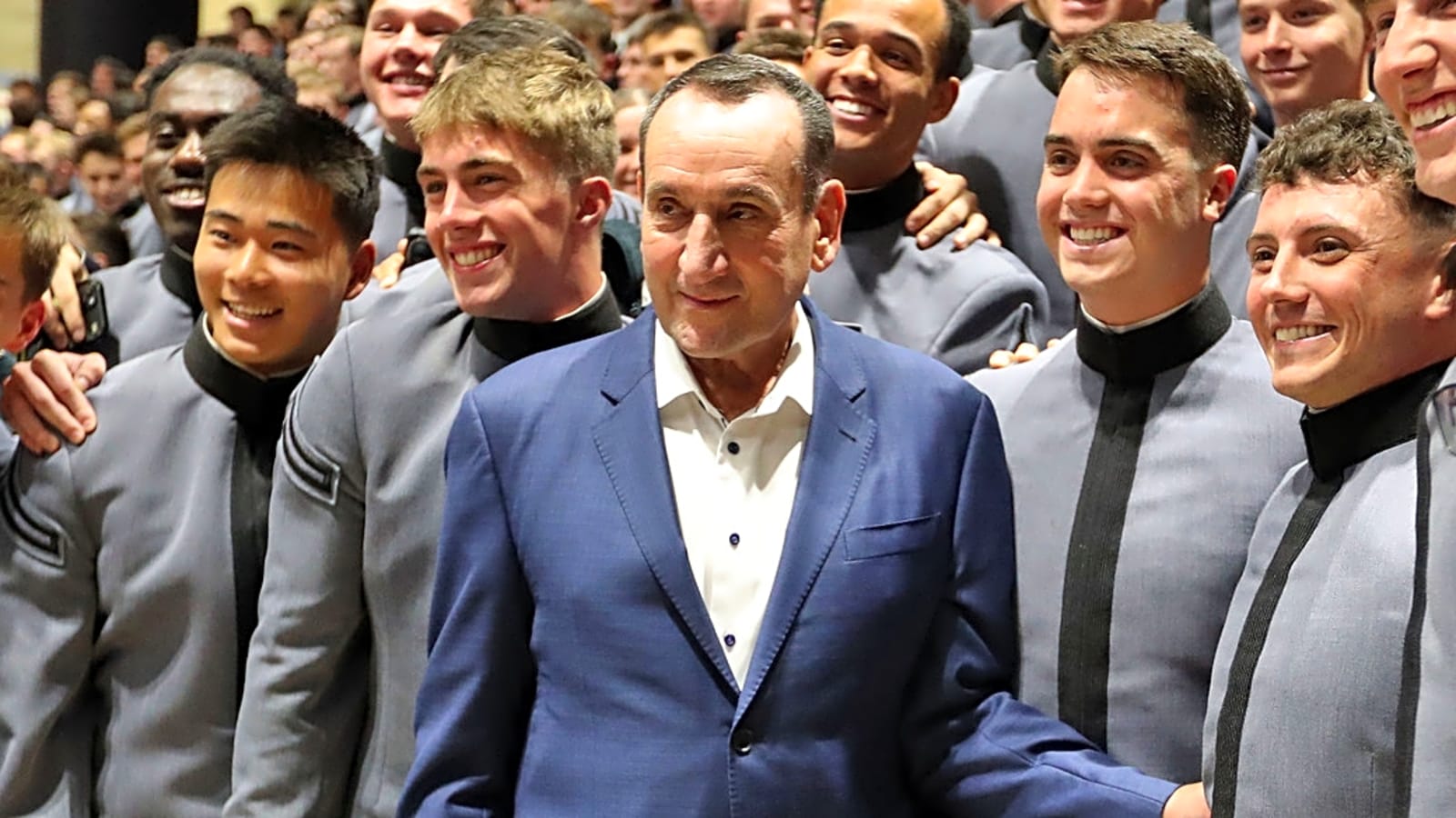 Army honors Mike Krzyzewski, then No. 4 Duke hammers Cadets