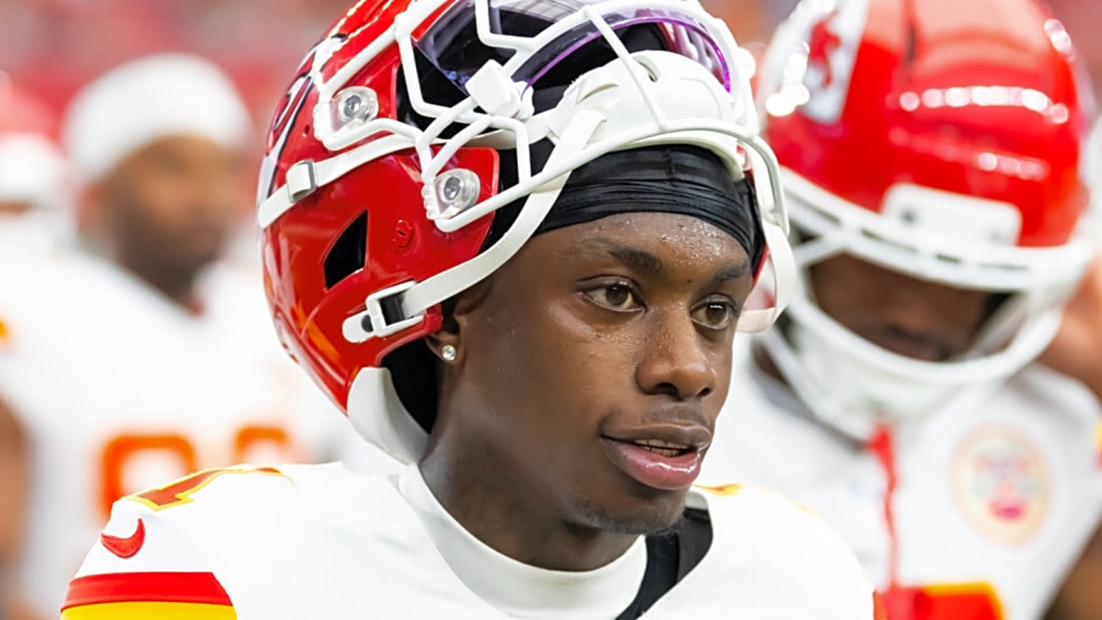 Chiefs HC Andy Reid gives worrying update on WR Xavier Worthy's injury following Week 1 loss to Chargers in Brazil
