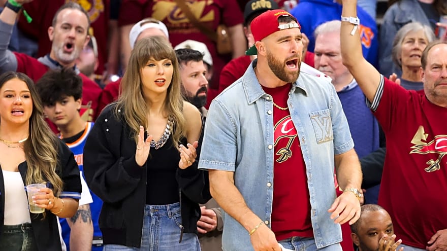 Travis Kelce had classy reaction to Knicks' Game 3 win