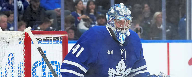 Maple Leafs facing pressure as starting goalie rips teammates