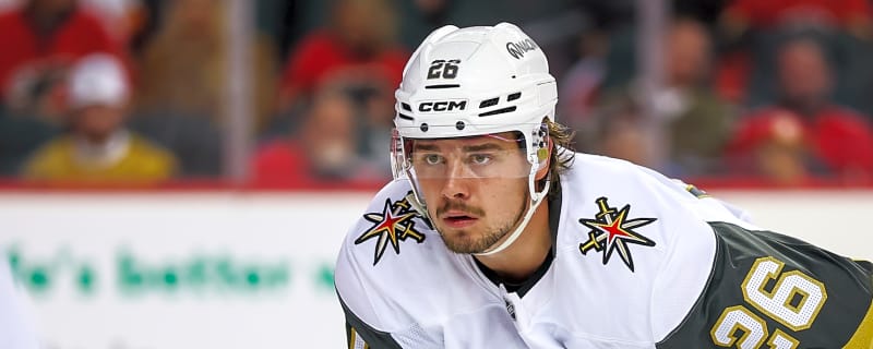 Golden Knights sign RFA winger on a two-year deal