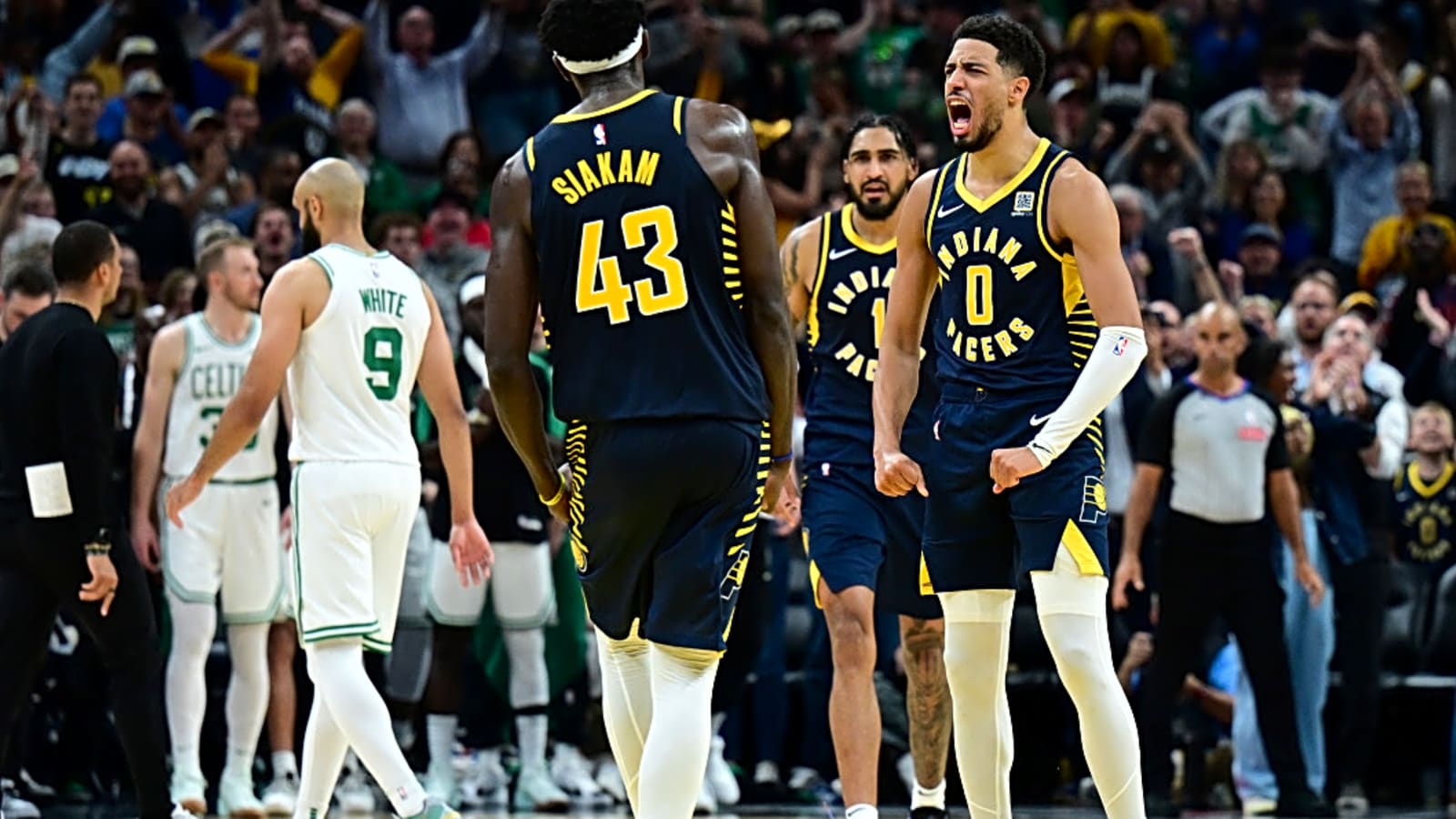 Video Shows Tyrese Haliburton, Pascal Siakam Exchange Strong Words After NBA Finals Game 1 Win