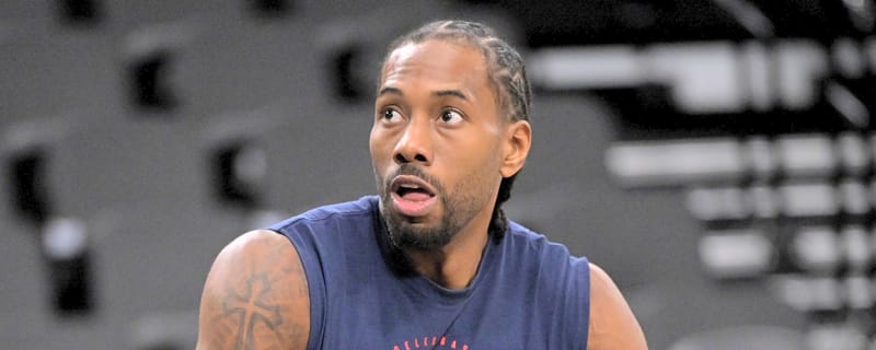 Video shows the moment Kawhi Leonard hurt his ankle stepping on a fan