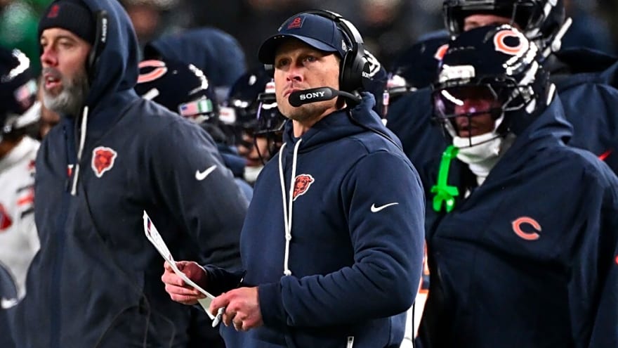 Ben Johnson stayed in his bag all game against the Eagles, but Caleb Williams delivered when it mattered most to land the final dagger