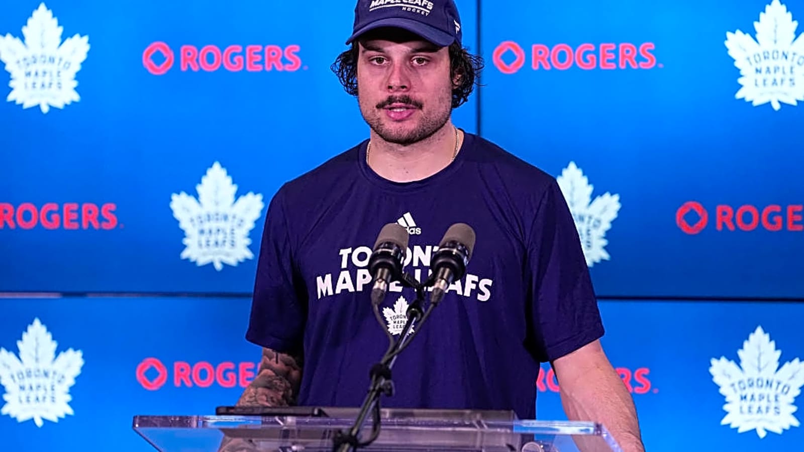 Auston Matthews&#39; Postgame Interview With Simon Benoit Catches Attention