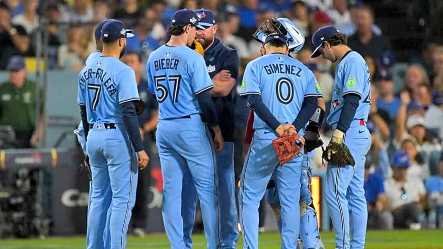 Which Blue Jays pitcher would start potential World Series Game 7?