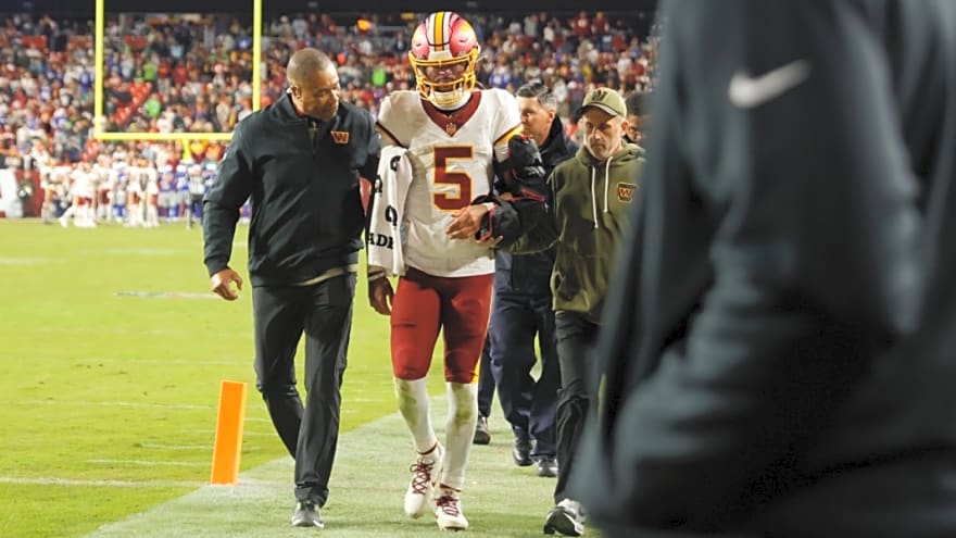 Jayden Daniels injury update: Commanders QB set to return to practice, ‘long-shot’ to play in Week 13