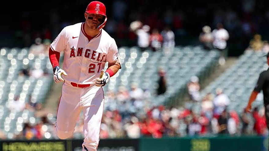 Angels’ Mike Trout keeps it lowkey like a legend after reaching 1,000 RBIs