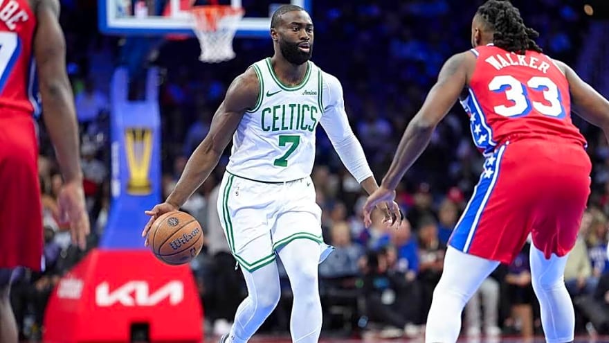 Celtics’ Derrick White praises Jaylen Brown’s ‘unbelievable’ play to start season