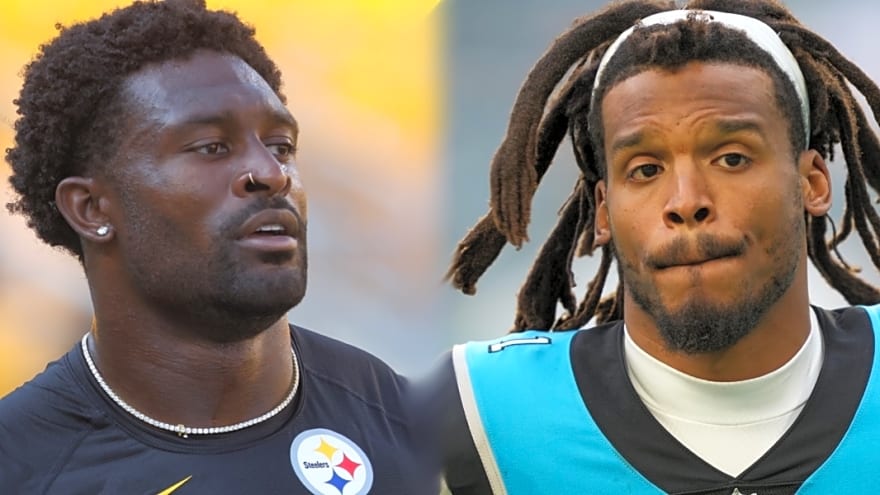 Cam Newton opines on DK Metcalf’s altercation with Lions fan