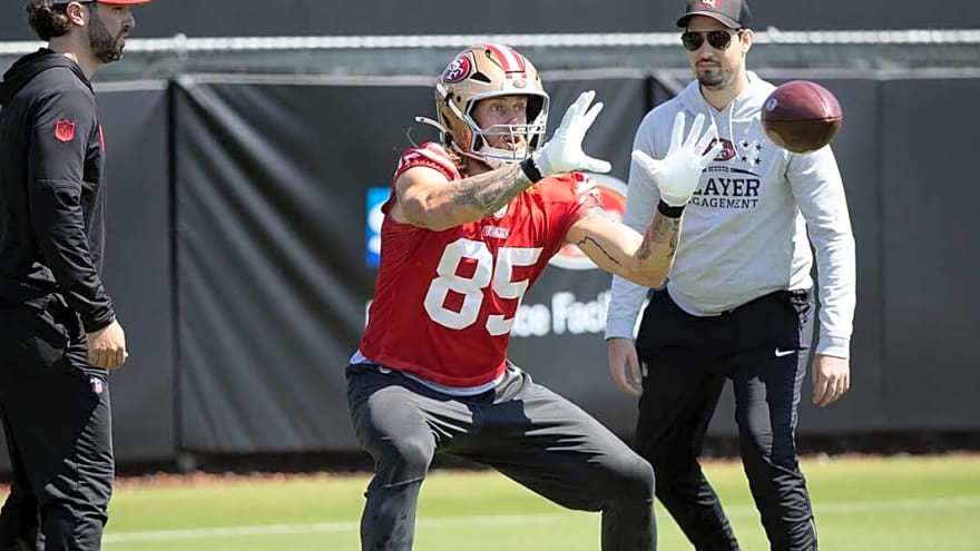 49ers’ George Kittle warns of ‘violence’ amid Robert Saleh return