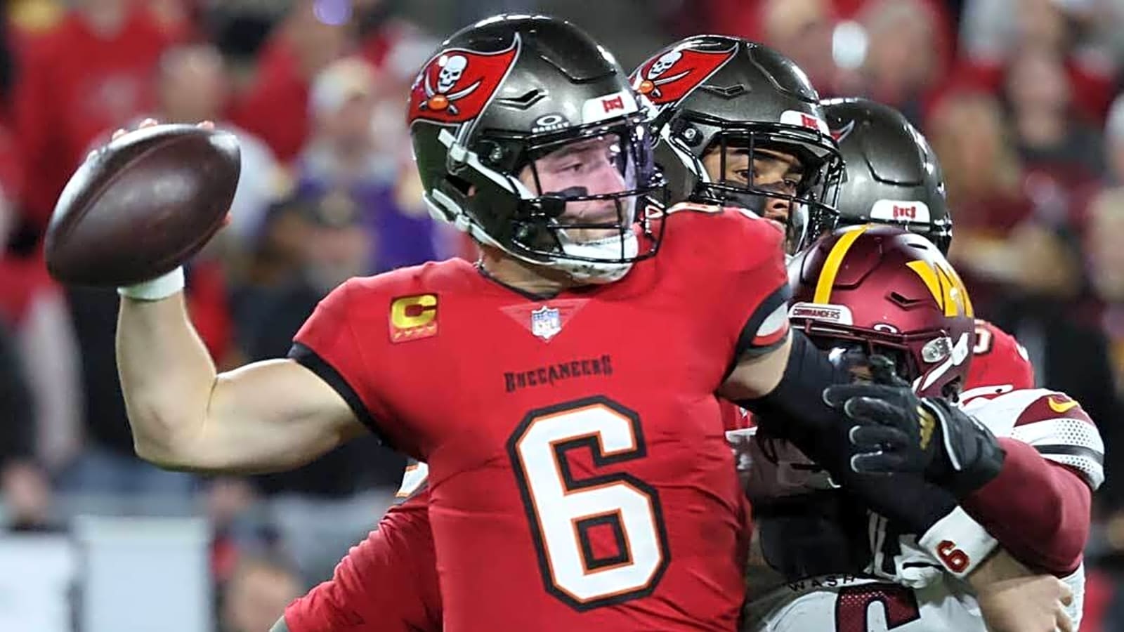 Buccaneers’ Baker Mayfield is 100% sold on ‘absolute stud’