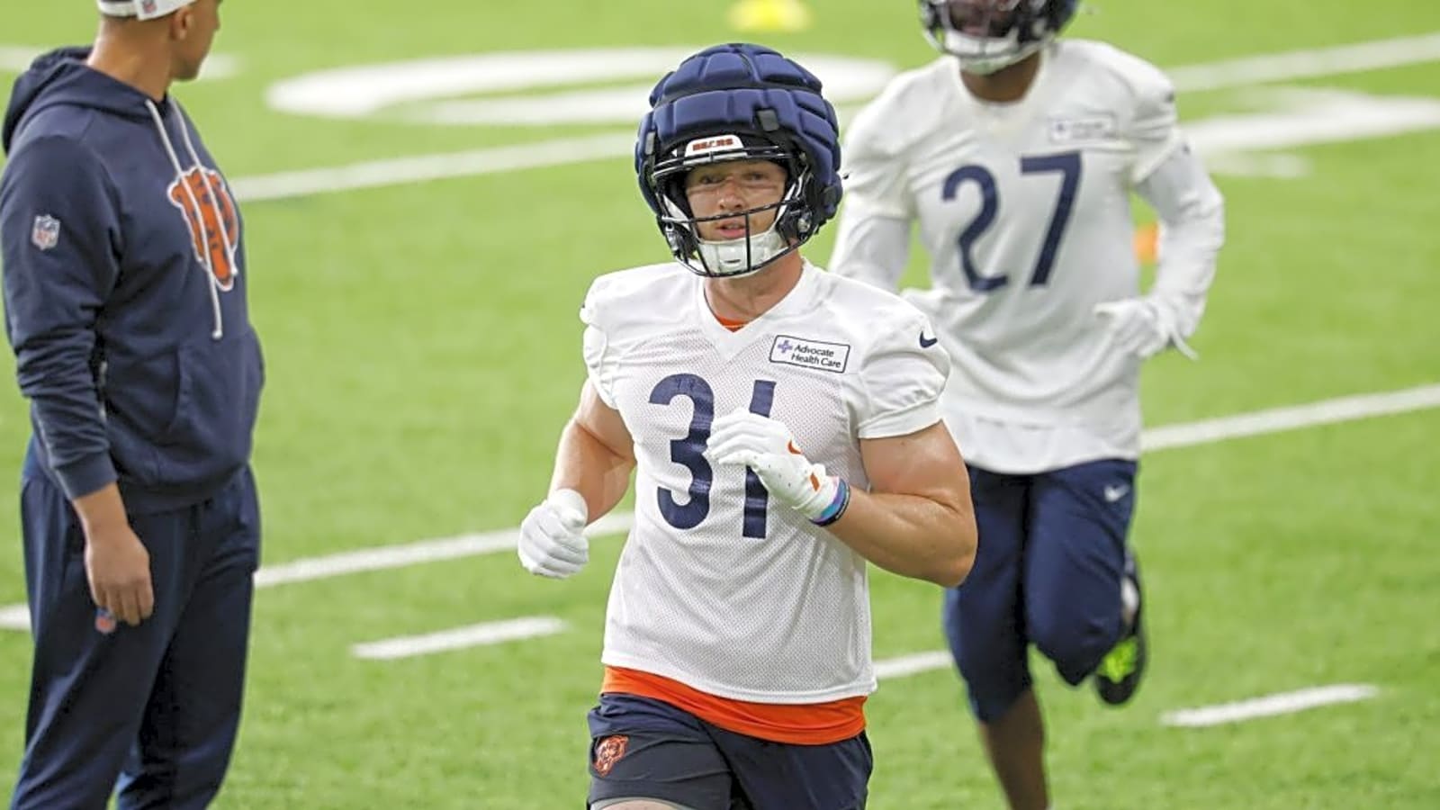 Bears rookie Dillon Thieneman reacts to Ben Johnson’s decision