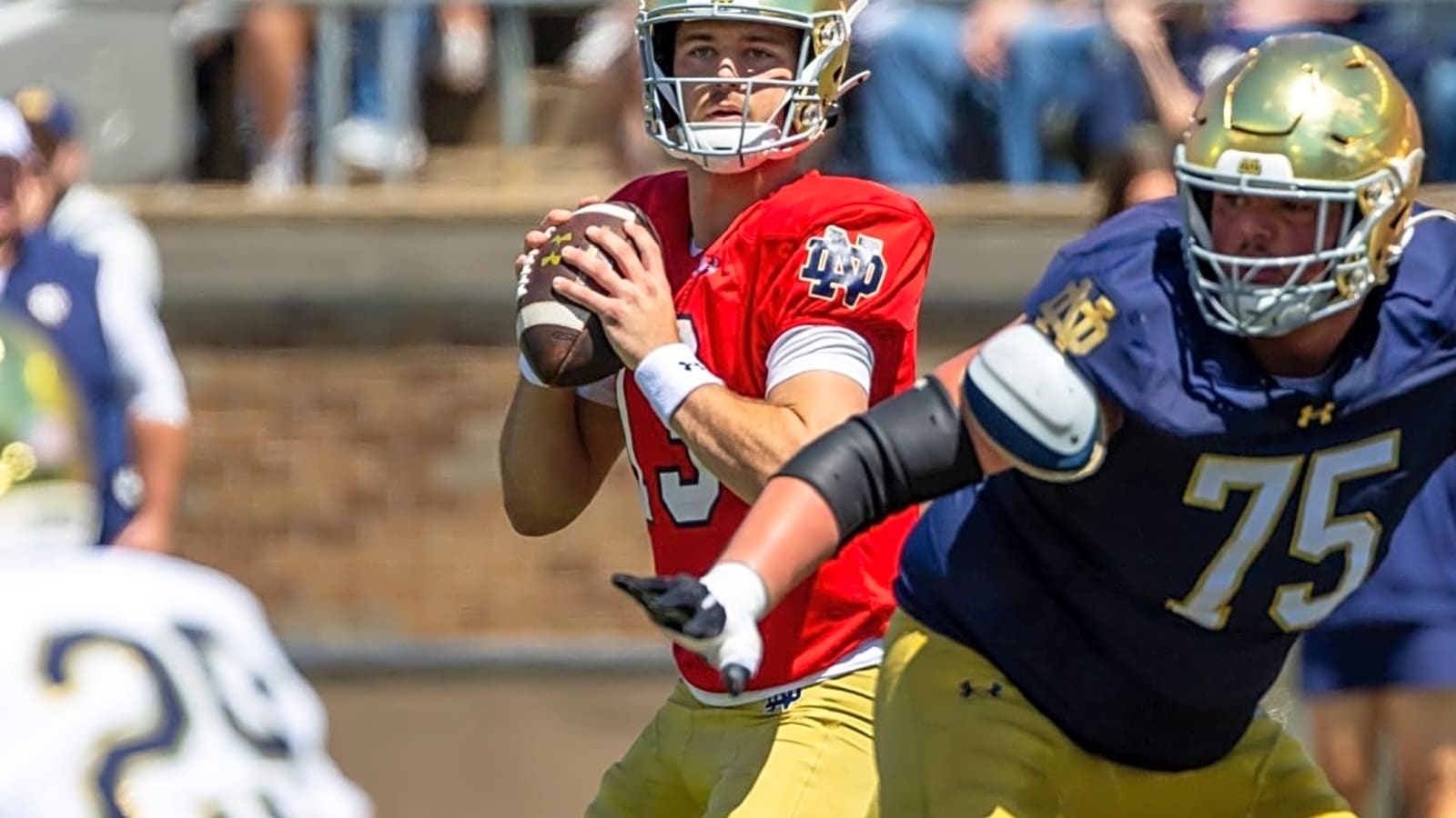 Notre Dame’s CJ Carr receives aggressive NFL Draft take amid Arch Manning hype