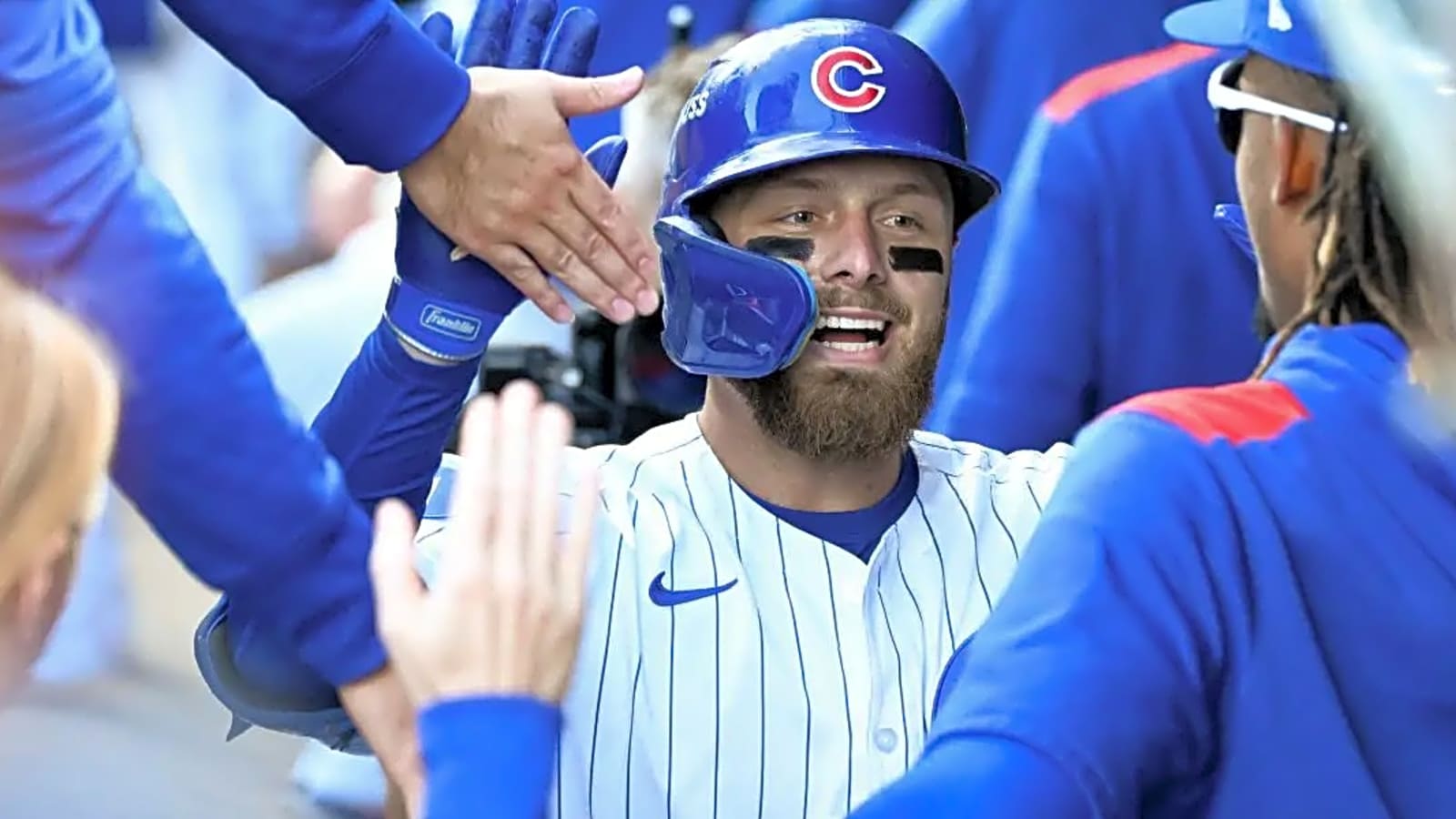 Chicago Cubs 1st baseman makes postseason history against the Brewers