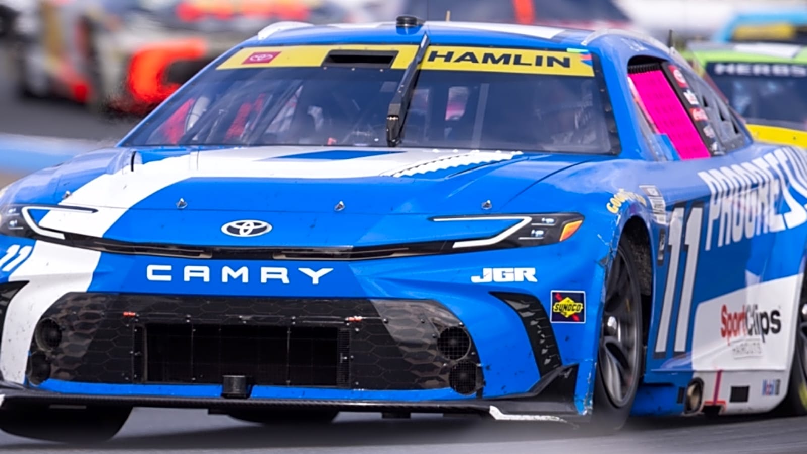 Denny Hamlin shouts out Goodyear for cracking tire wear code after Charlotte