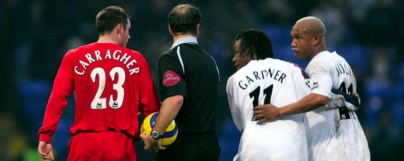 Carragher mocked by El Hadji Diouf live on camera after England defeat