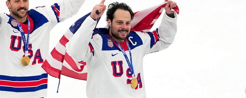 Maple Leafs’ Auston Matthews discusses ‘whirlwind 72 hours’ since winning gold at Olympics