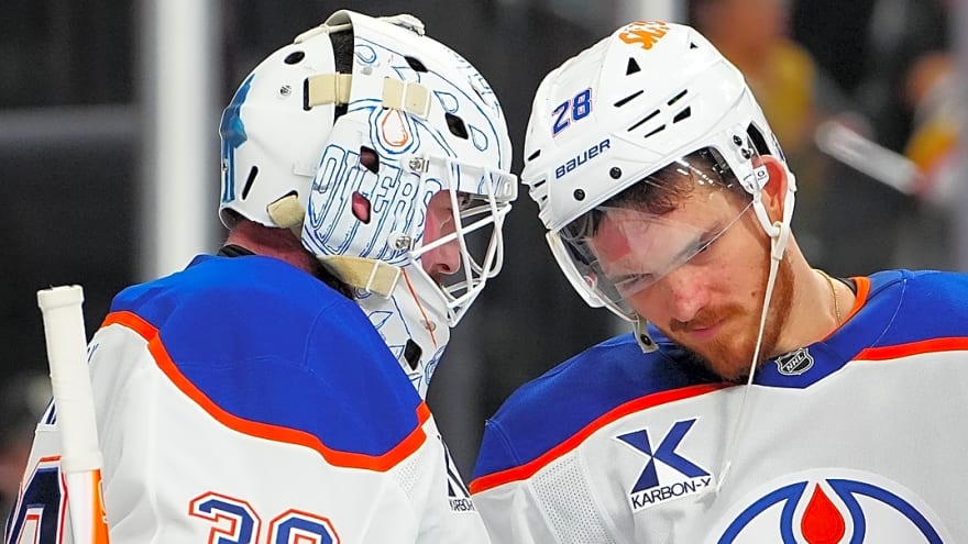  Oilers rebound with gutsy road win over Golden Knights