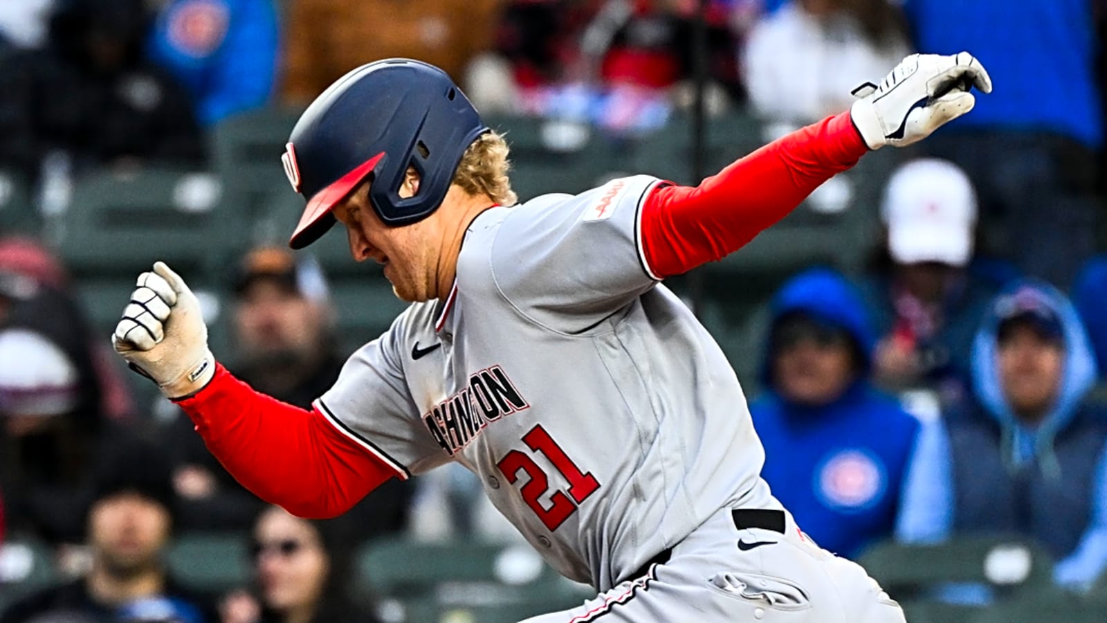 Historic streak ends for Nationals' outfielder