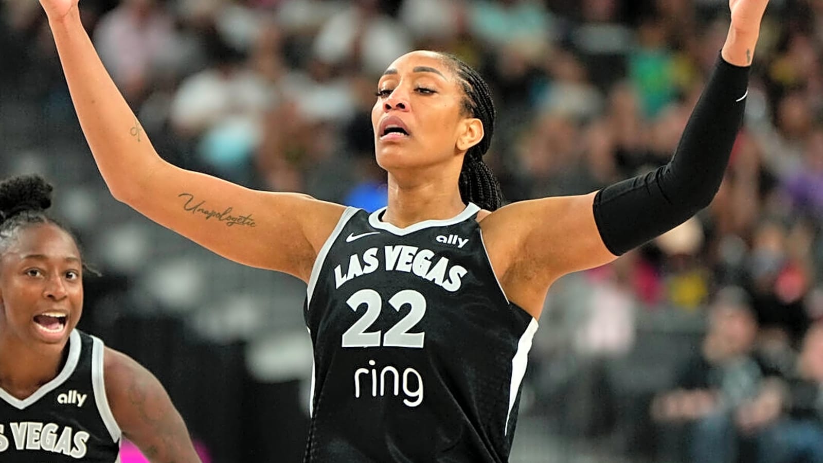 Aces' A'ja Wilson sends a message in win over Fever