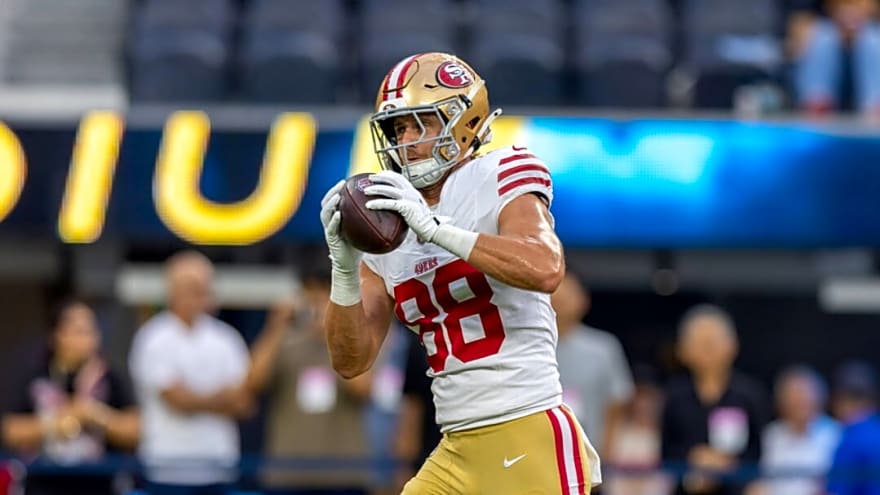 NFL Punishes Jake Tonges Over Play in Which 49ers TE Suffered Season-Ending Injury Against Rams