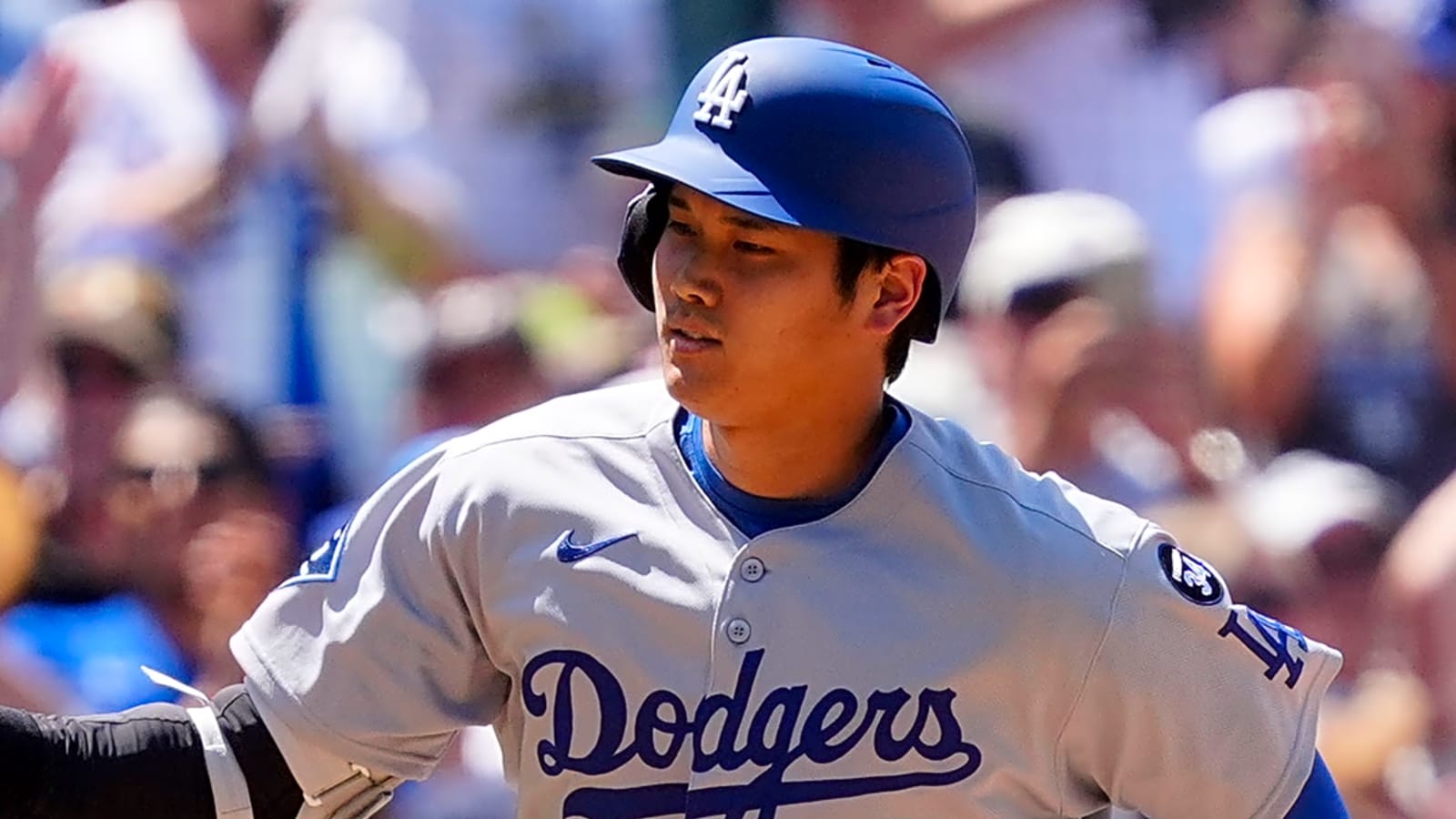 Shohei Ohtani had fun with teammate who caught his home run