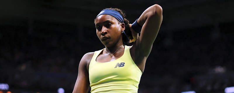 Coco Gauff closes in on an unwanted WTA record for the third year running
