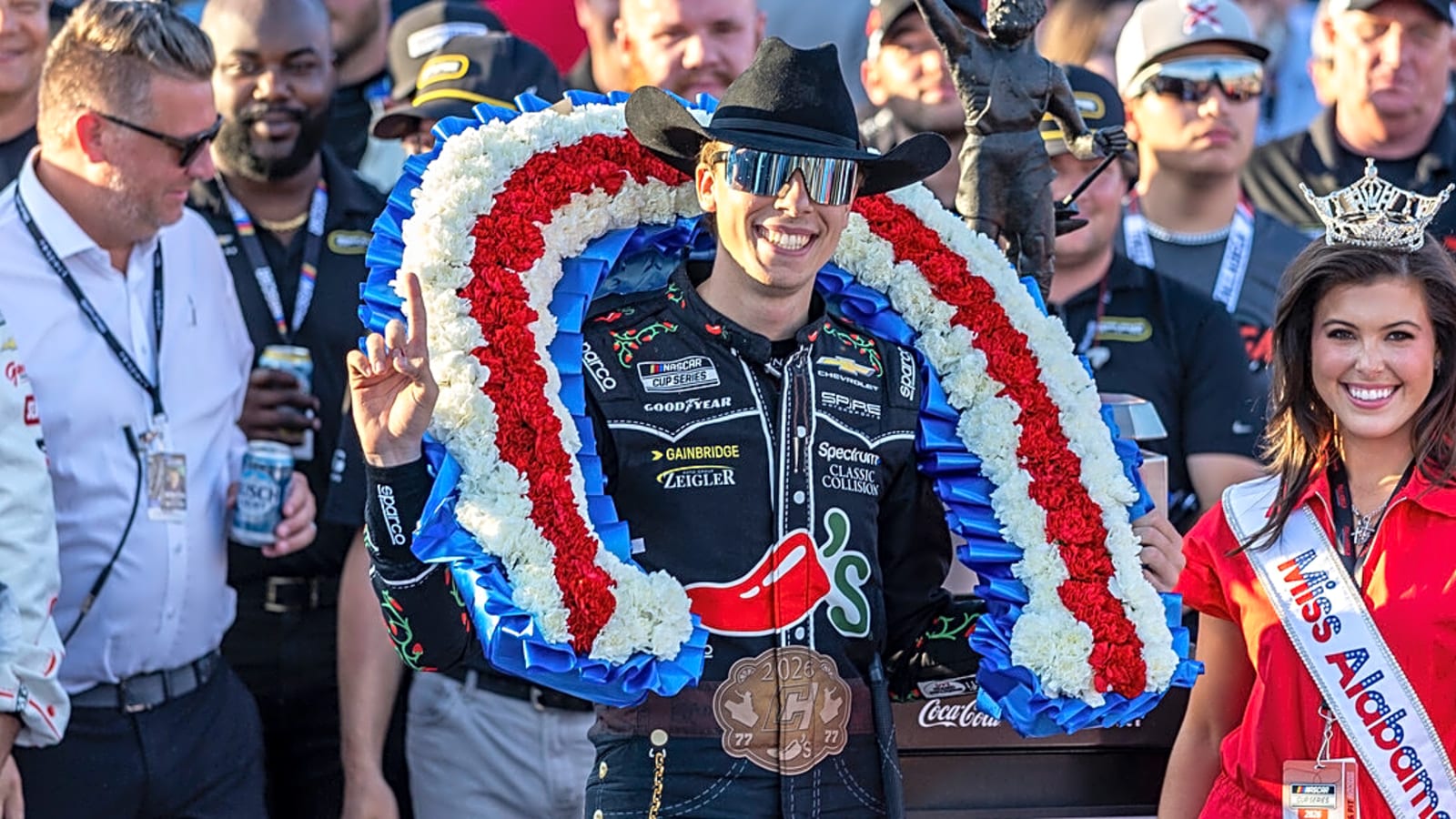 Hocevar earns first NASCAR Cup Series win in wild Talladega race
