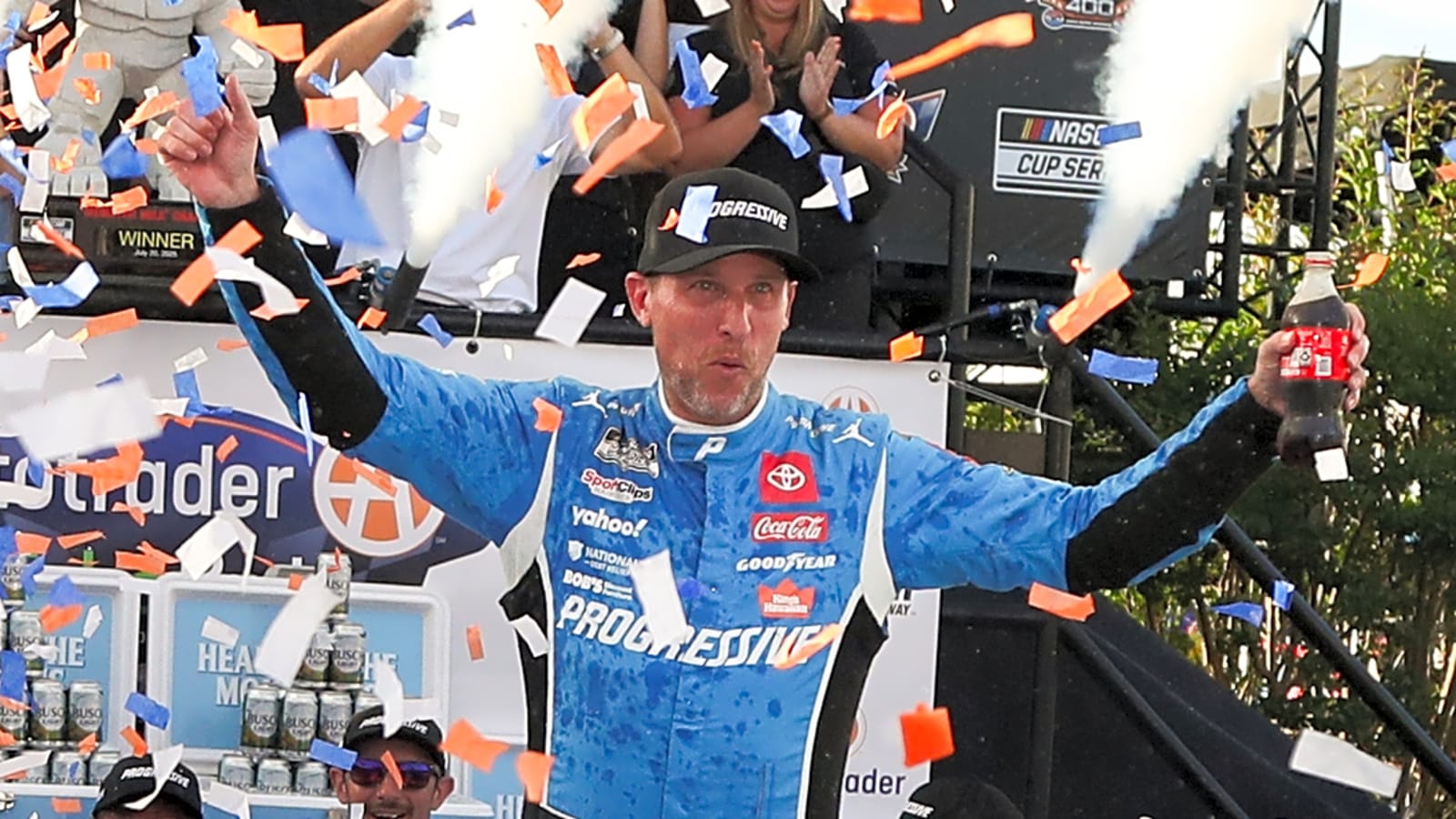 Denny Hamlin has revealing comments after signing extension