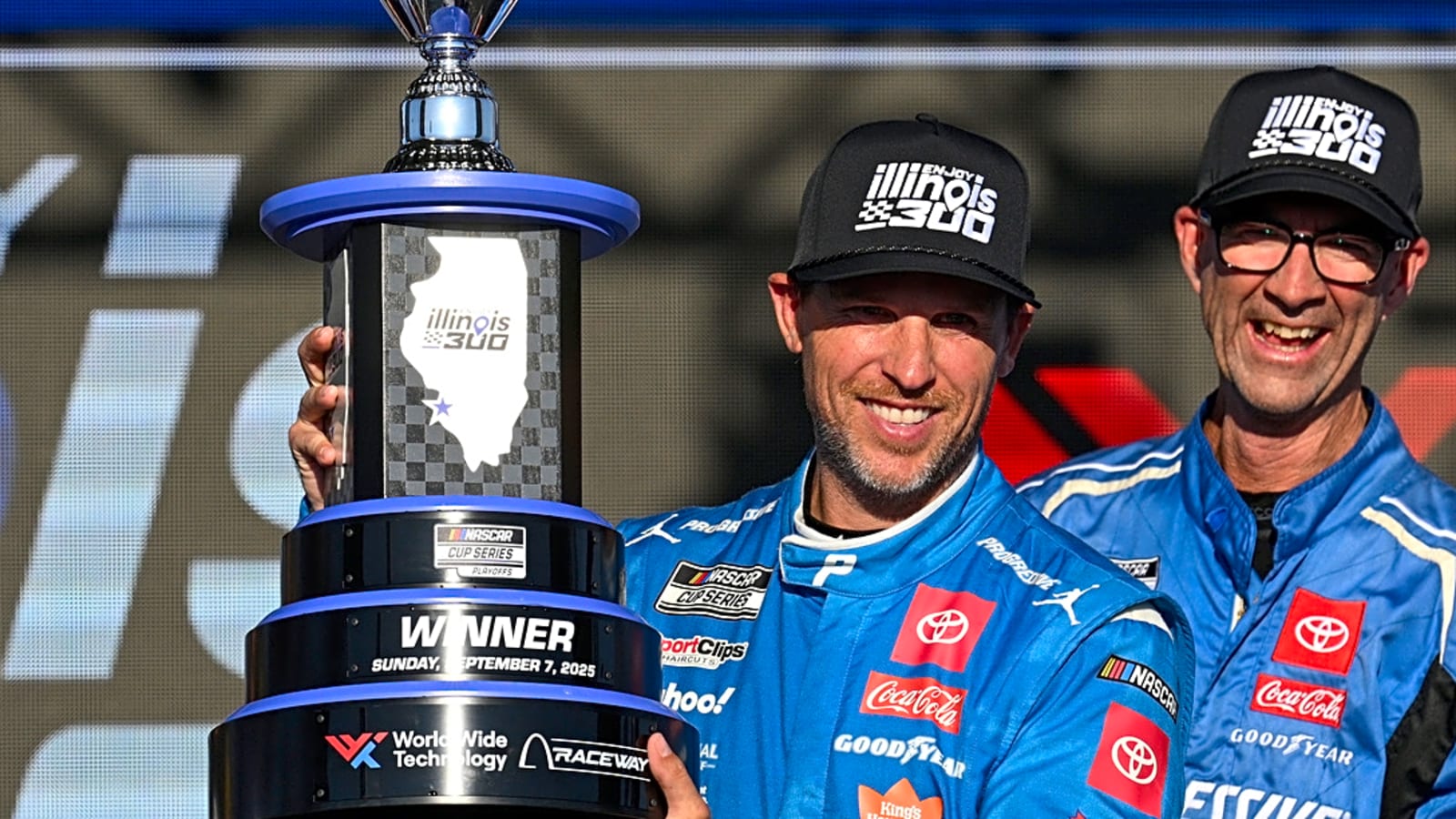 Denny Hamlin advances to second round of NASCAR playoffs