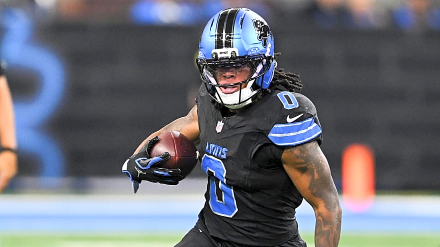 Jahmyr Gibbs's career day leads Lions to comeback win