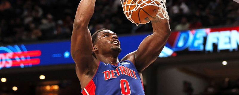 Pistons center Jalen Duren makes franchise history in career-best game 
