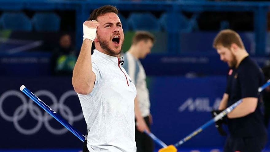 US curler Korey Dropkin thrills crowds at Milan Cortina Games