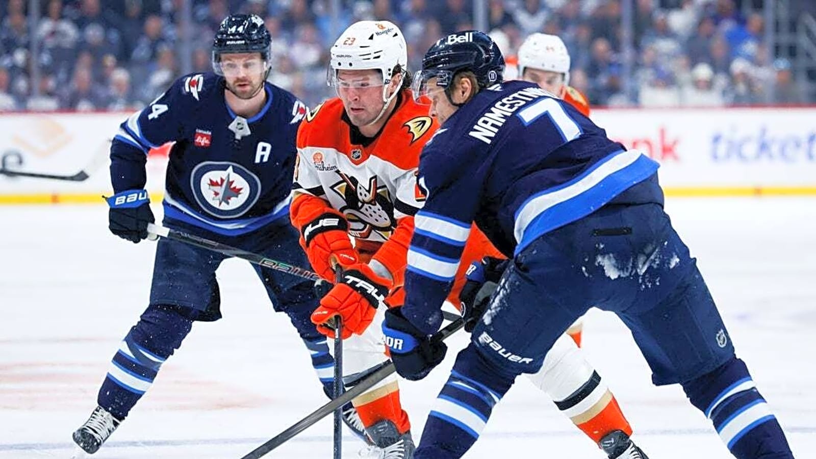 League-best Jets cap regular season with OT win over Ducks