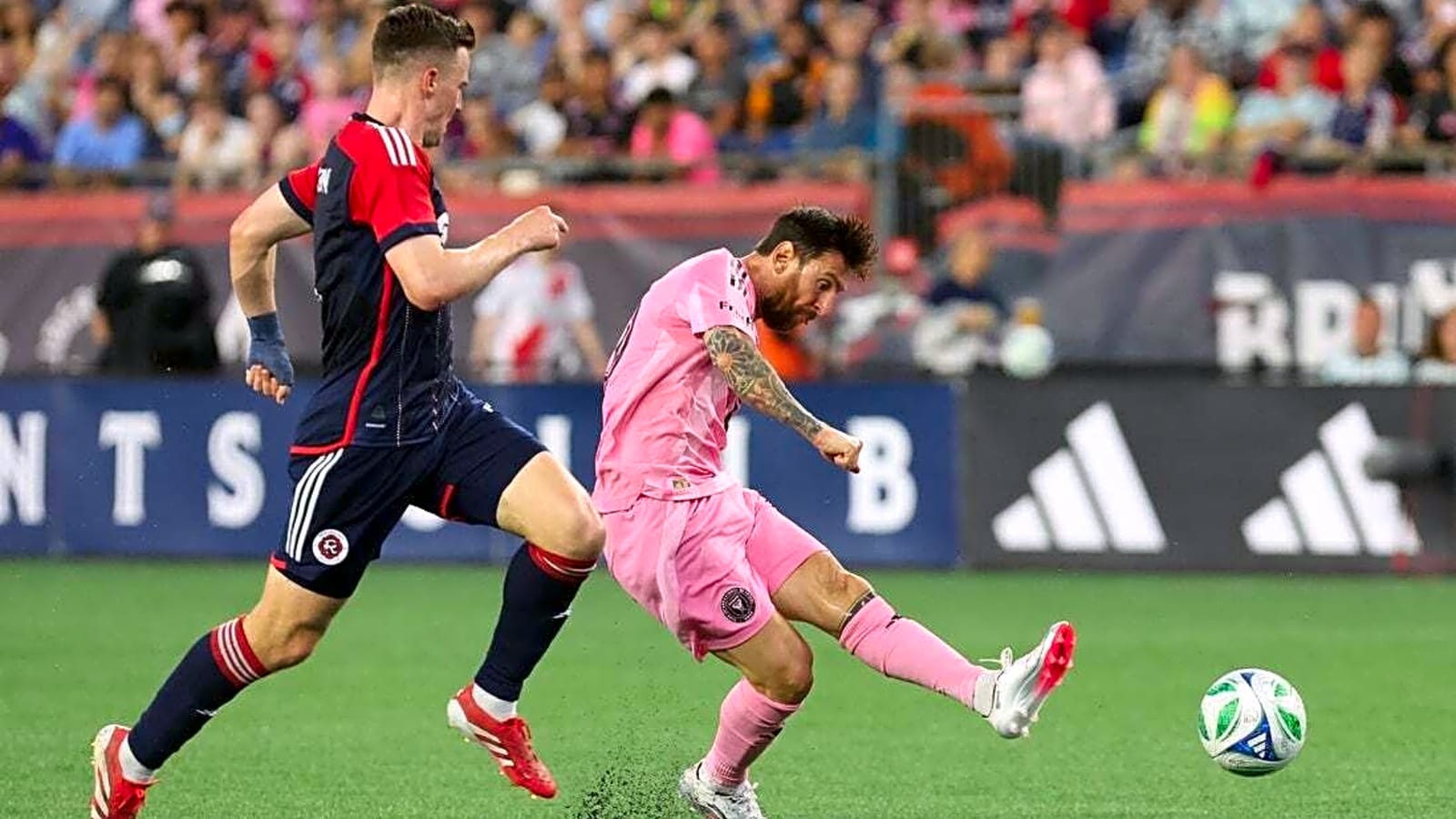 Lionel Messi (2 goals) sets mark as Inter Miami edge Revolution