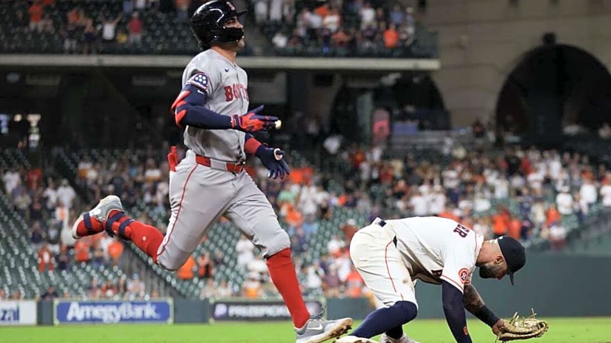 Runs in short supply for Red Sox ahead of series finale against Astros