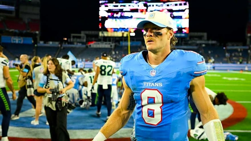 Reports: Jets sign QB Will Levis to practice squad