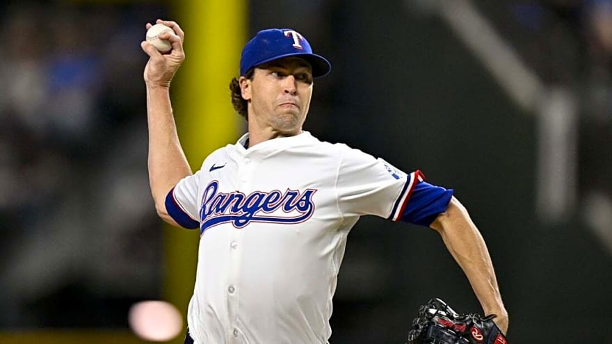 Rangers RHP Jacob deGrom (neck) scratched vs. Phillies