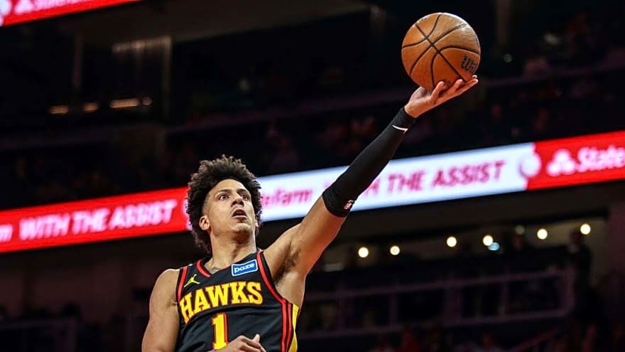 Jalen Johnson&#39;s triple-double steers Hawks past Cavaliers