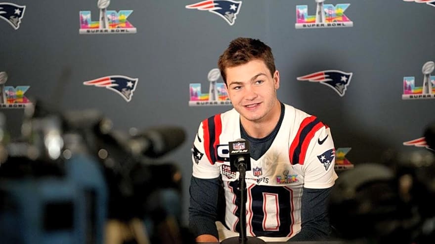 Super Bowl injury report: Pats QB Drake Maye practices in full