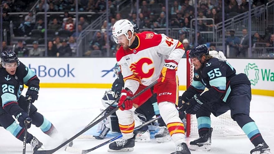 NHL-worst Flames catch Avalanche on back end of 2-day, 2-game trip