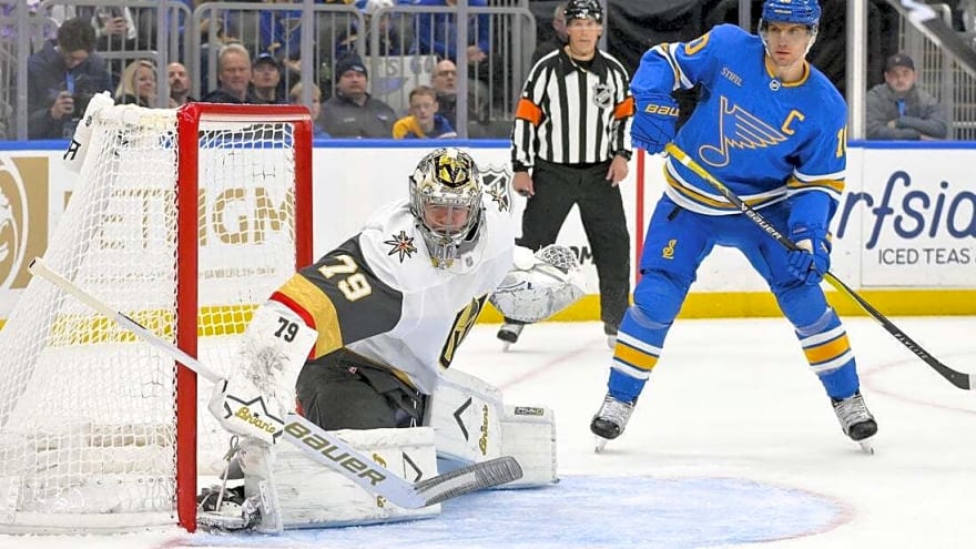 Brayden Schenn's late dagger helps Blues down Golden Knights