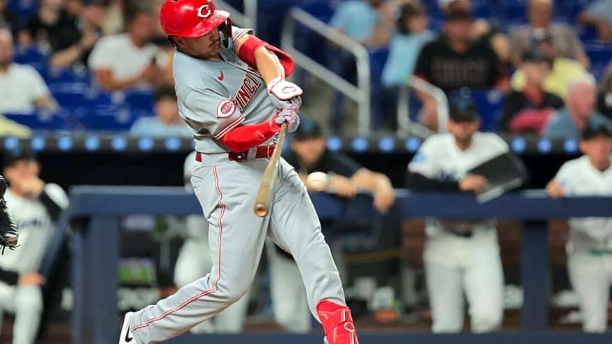 Sal Stewart, Reds take aim at Marlins ace Sandy Alcantara