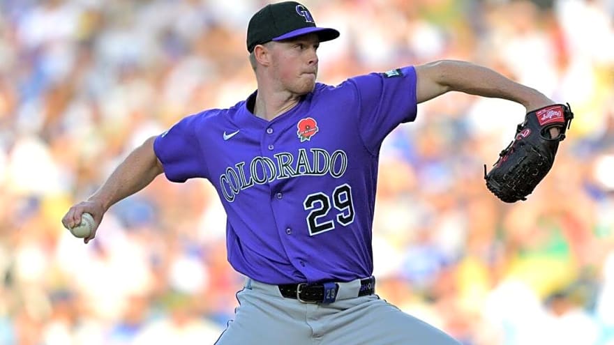 Rockies aim for series sweep of struggling Giants